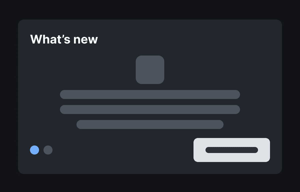 Feature announcement