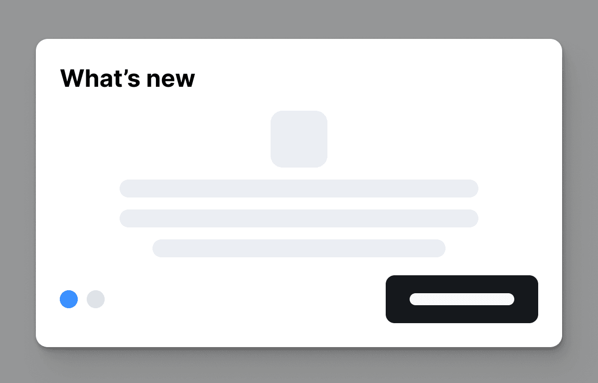 Feature announcement