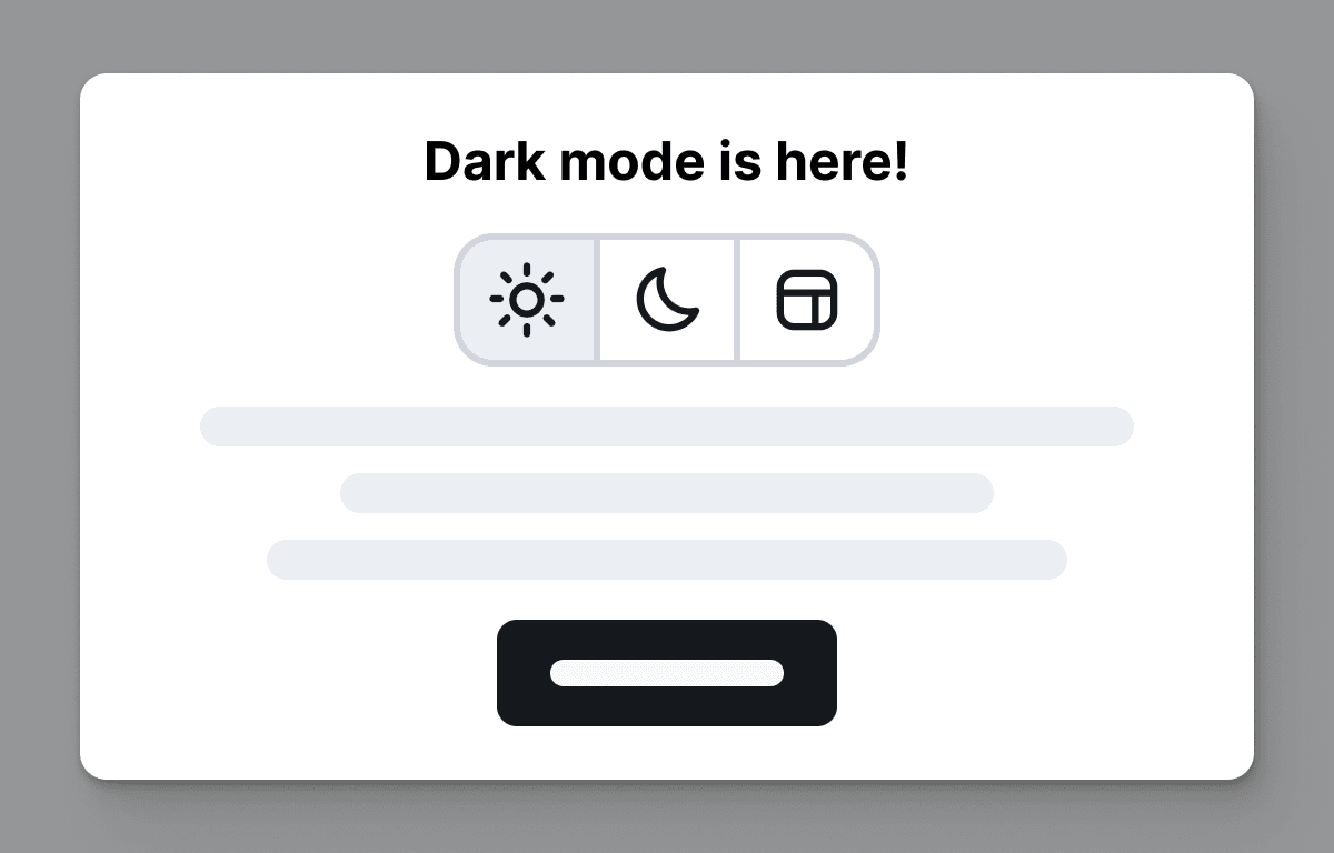 Interactive feature announcement