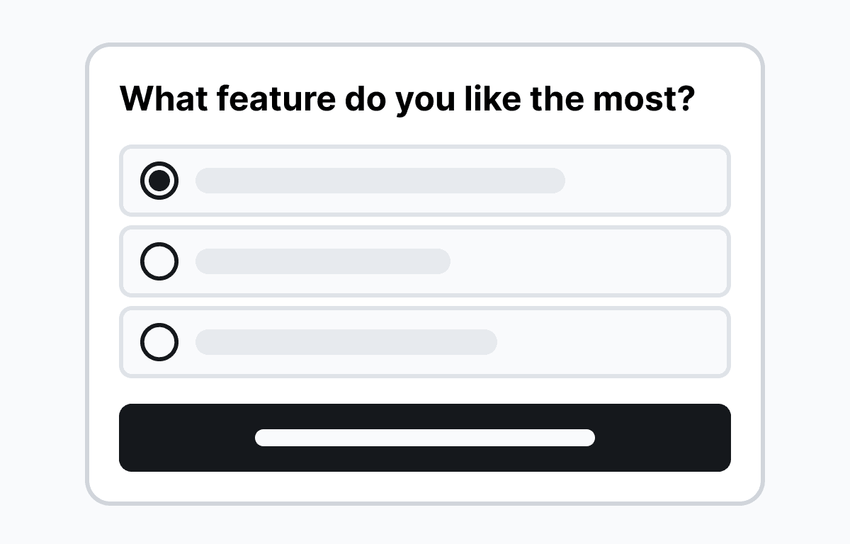 Survey Popover