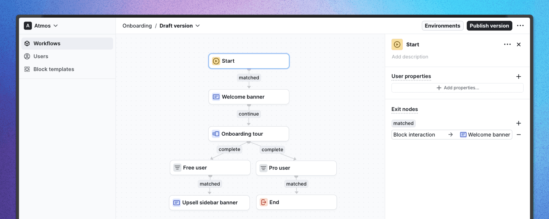Flows 2.0 workflows editor