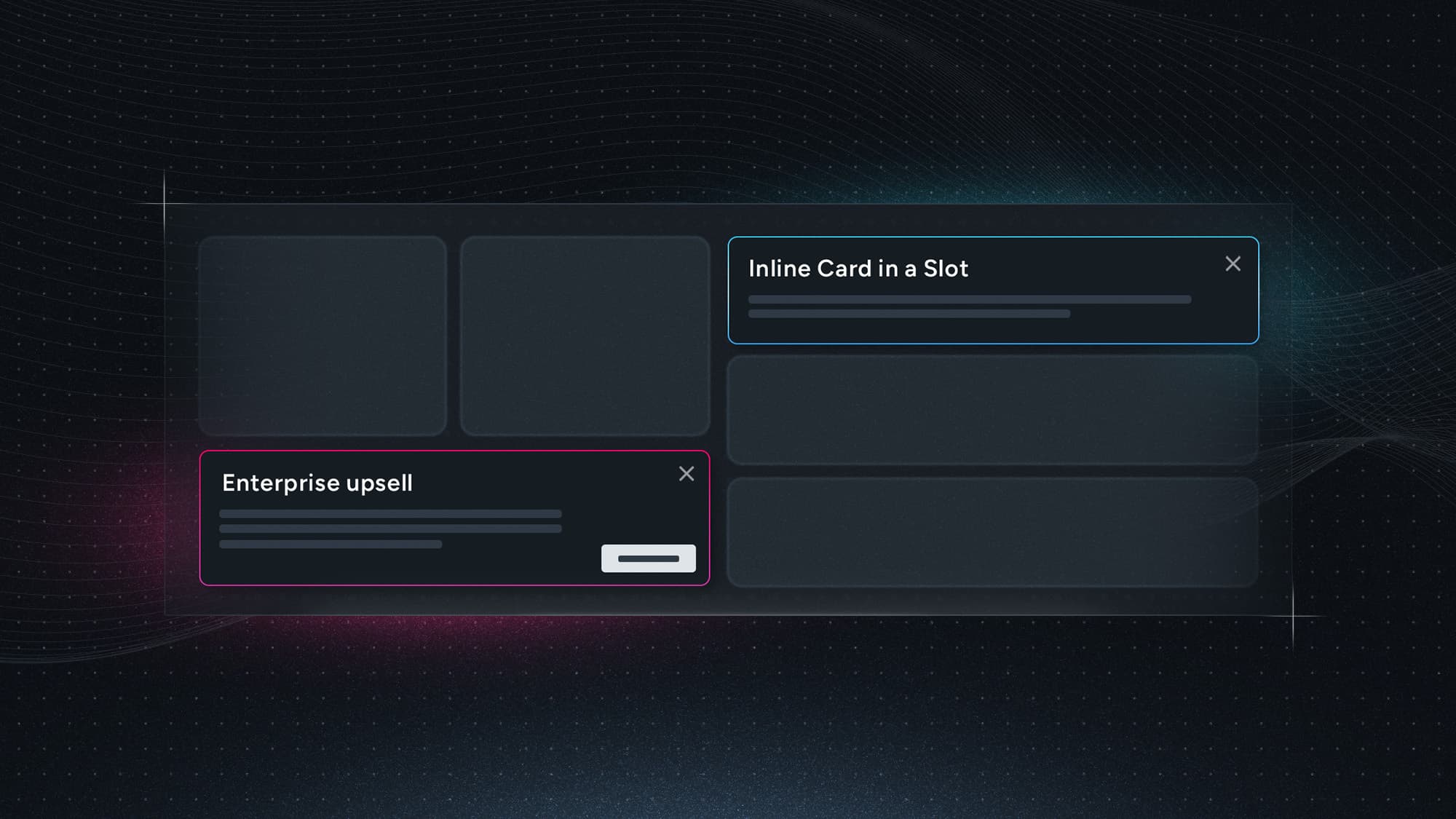 Screenshot of Flows embedded components