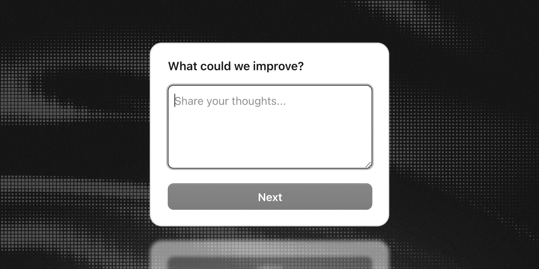 NPS followup question example