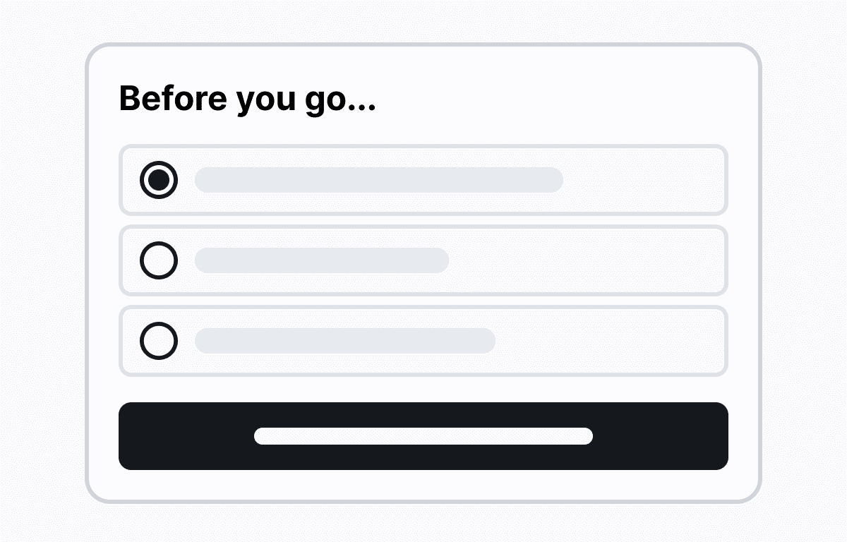 Churn prevention flow