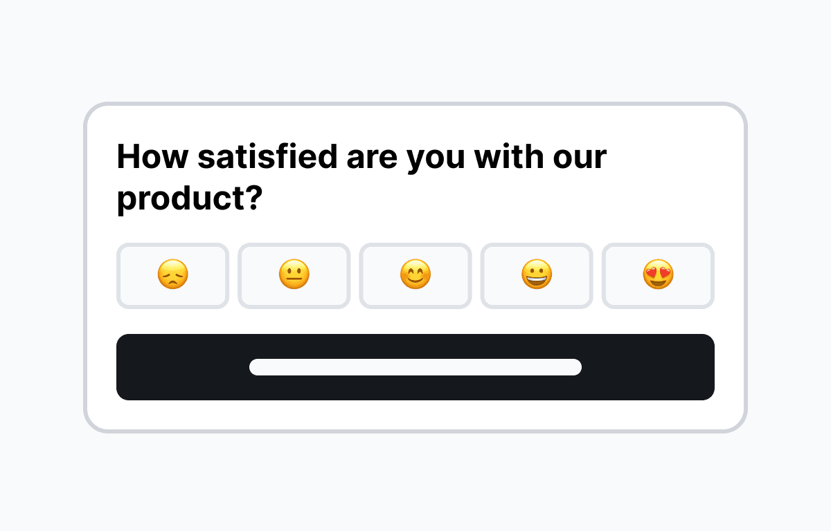 Customer Satisfaction (CSAT) survey