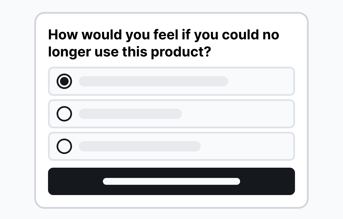 Product-Market Fit (PMF) survey