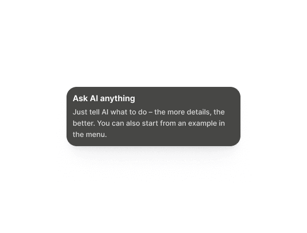 An onboarding flow tailored to the user's selected role