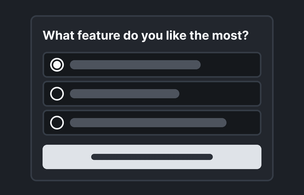 Survey Popover