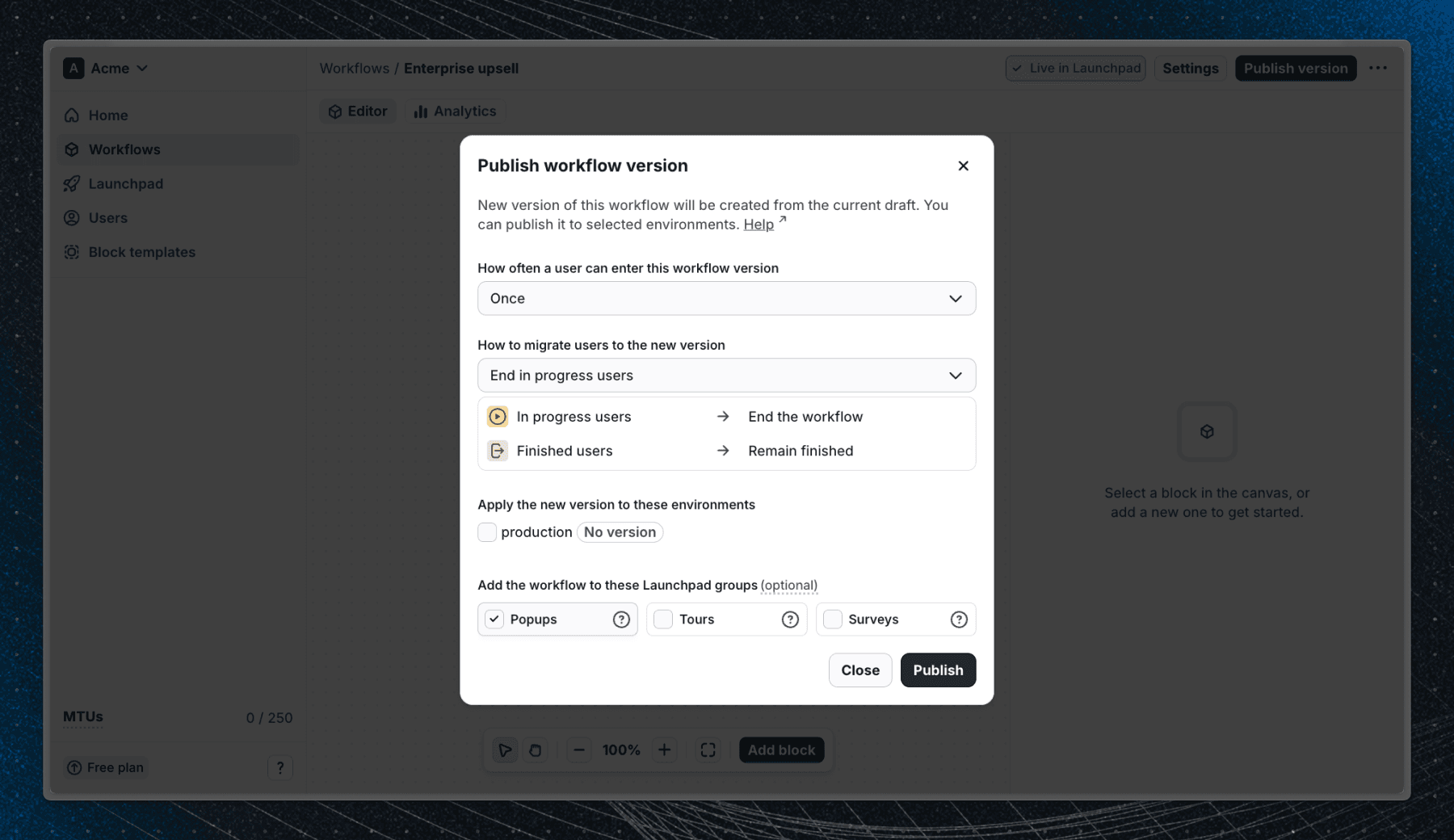 Add to Launchpad group