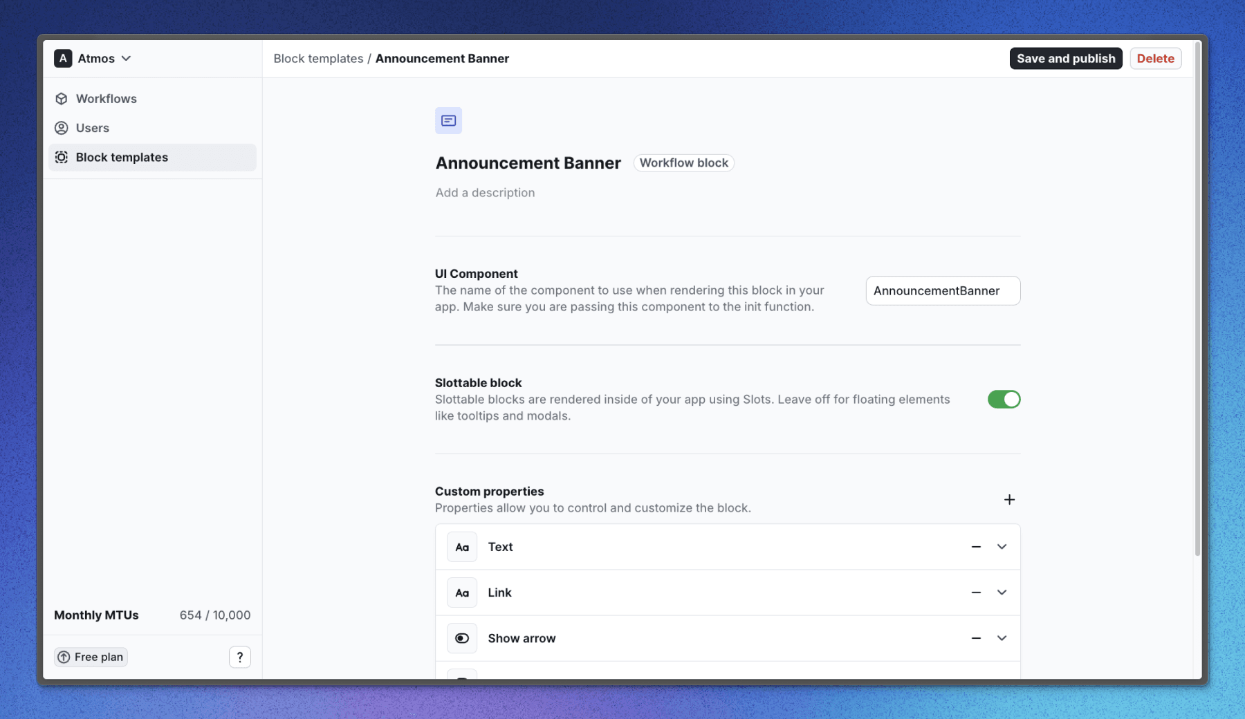 Block templates