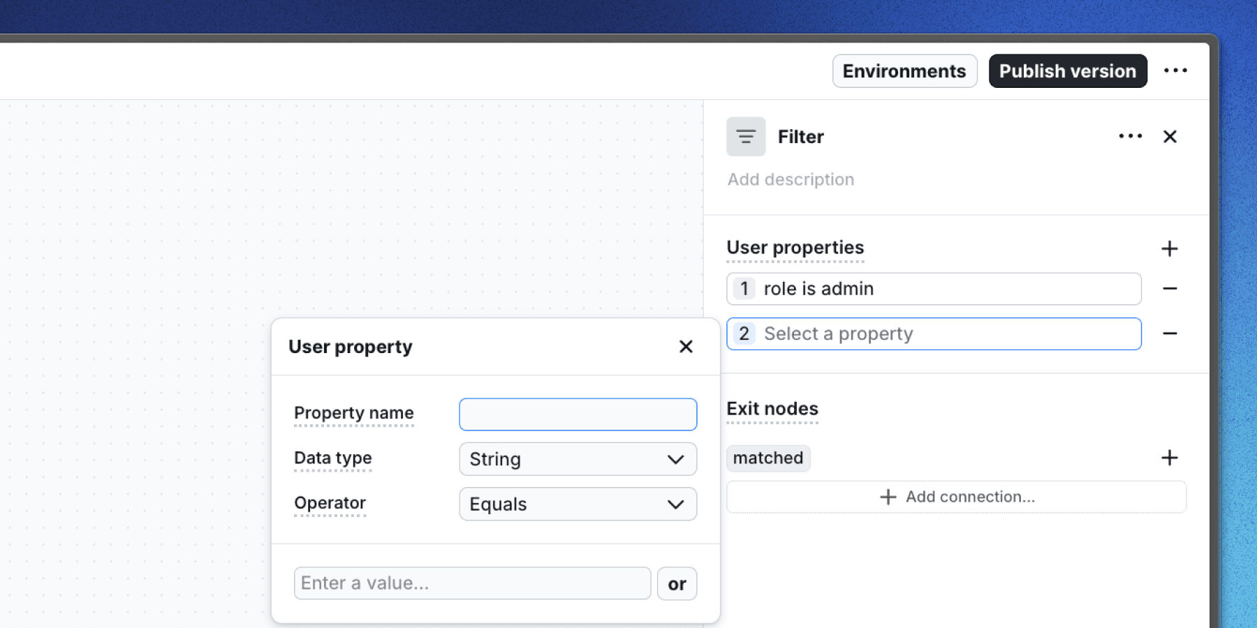 User properties